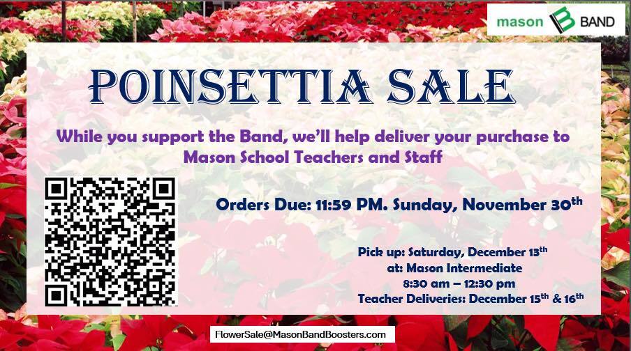 Poinsettia Sale